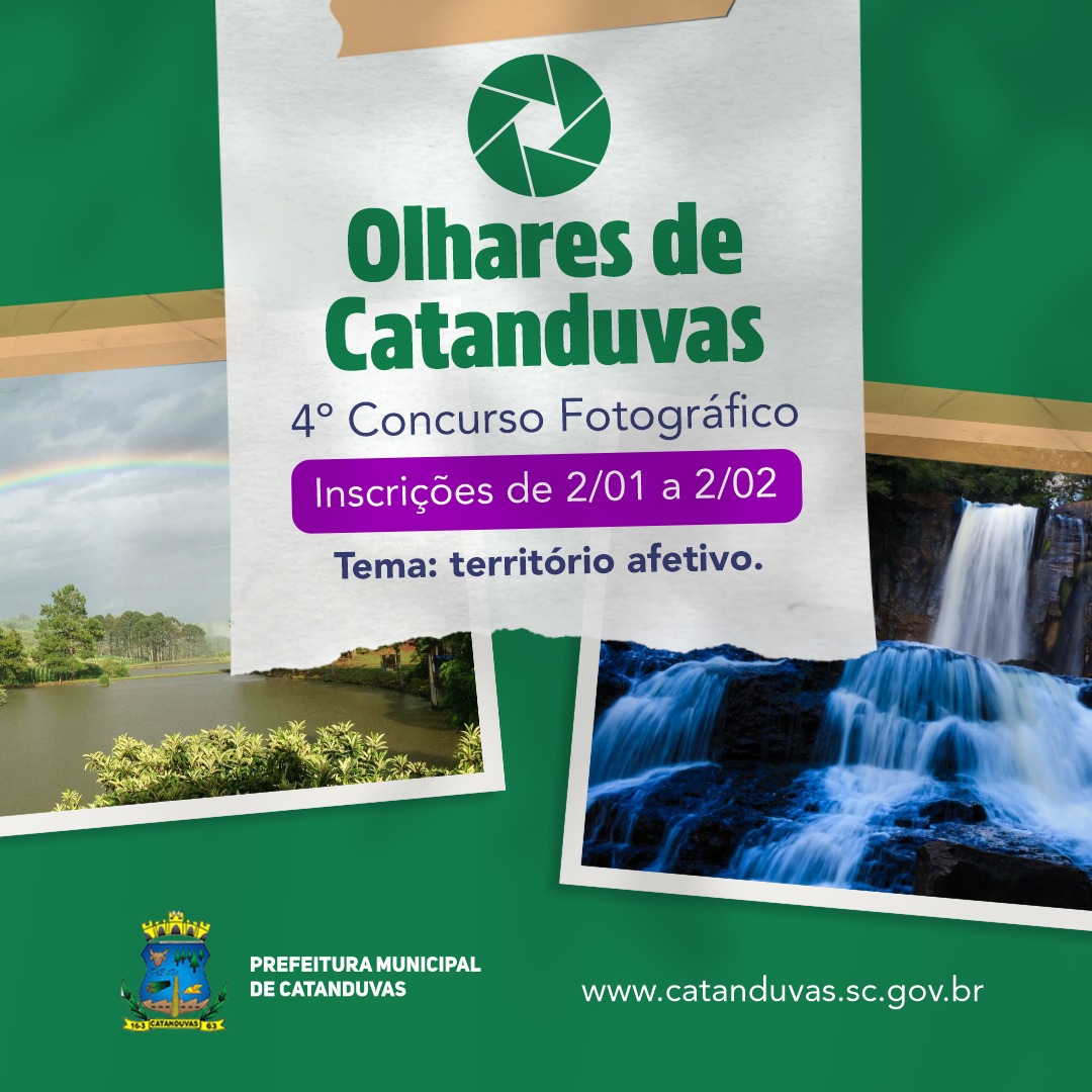 REGULAMENTO 4º Concurso Fotográfico OLHARES DE CATANDUVAS – 2023